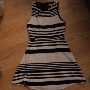 Black and white dress